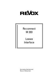 Re:connect M 203 Loewe Interface - Revox