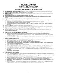 modelo 6021 manual del operador - Associated Equipment Corp.