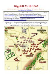 scenario di Edgehill 1642 - A la guerre