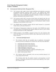 Swire Properties Management Limited Section 5: Schedules
