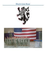 Black Lion Roar - Fort Riley,  KS  - U.S. Army