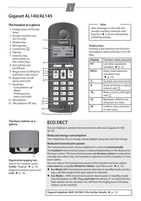 Gigaset AL140-AL145 - PABX Phone Systems