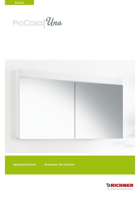 Spiegelschrank Armoires de toilette Bagno - Richner