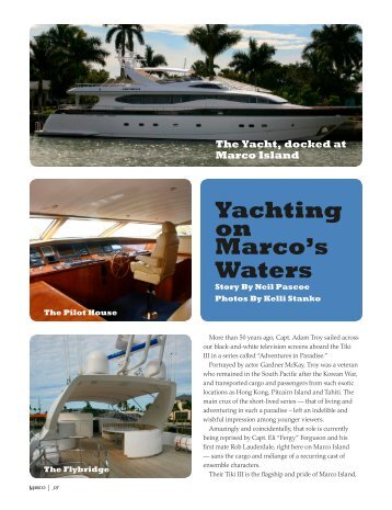 Yachting on Marco's Waters - Naples Daily News