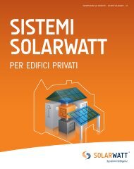 Brochure SOLARWATT sistemi per i clienti privati