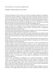 Read On a cura della prof.ssa Carla Mummolo - Programma LLP