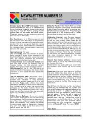 Newsletter 35 22 June 2012 - Henleaze Junior School