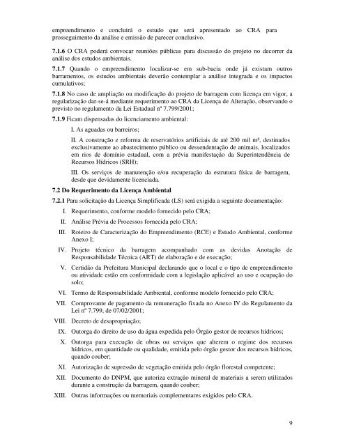 Resolucao CEPRAM nÂº 3702/06 - SEMA - Secretaria do Meio ...