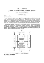 Problem 8: Pattern Generator for Built-In Self-Test