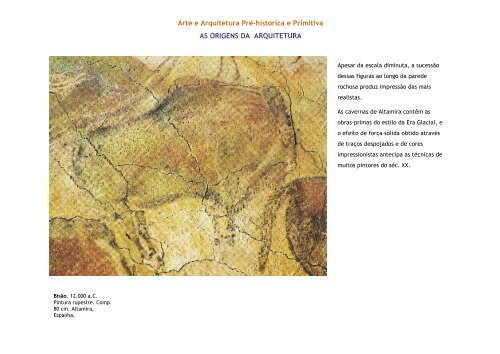 04 arte pre-historica - Histeo.dec.ufms.br
