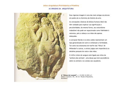 04 arte pre-historica - Histeo.dec.ufms.br