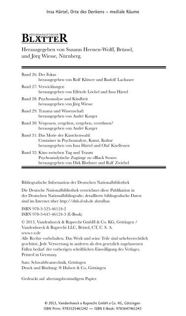 und Leseprobe (PDF) - Vandenhoeck & Ruprecht