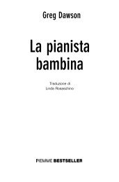 Greg Dawson La pianista bambina - Edizioni Piemme