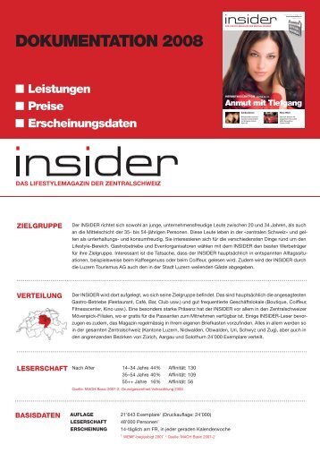 timetable - Insider Verlag AG