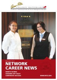 NETWORK CAREER NEWS - César Ritz Colleges