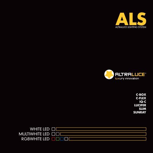 ALTRALUCE_Catalogo ALS Altraluce Lighting System v5