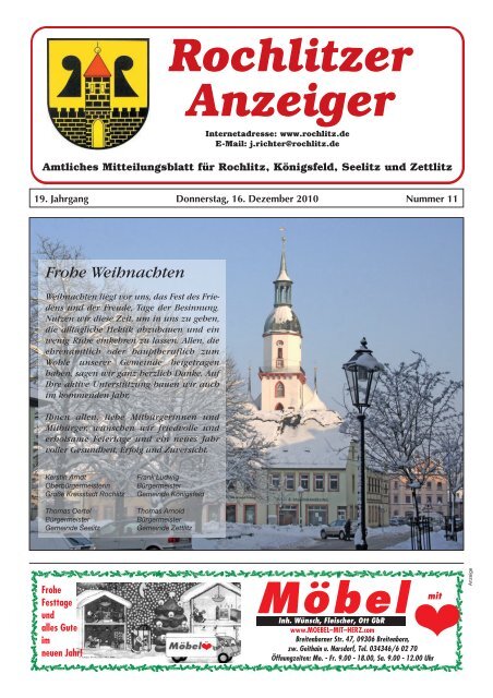 Rochlitzer Anzeiger im Internet