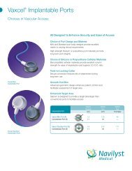 VaxcelÂ® Implantable Ports - Navilyst medical