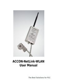 ACCON-NetLink-WLAN User Manual - INEE