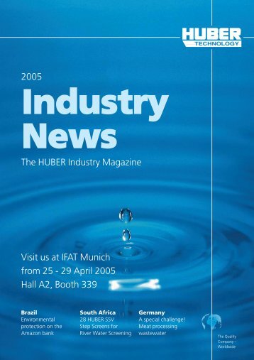 Industry Report, issue 2005, english - Hans Huber AG