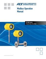 ST100 Series Modbus Operation Manual - Fluid Components ...