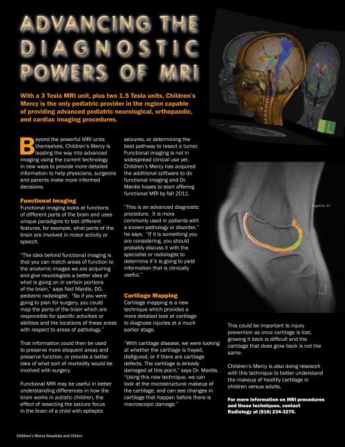 Pediatric Imaging - Children's Mercy Hospitals and Clinics