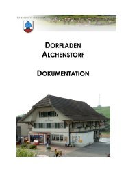 DORFLADEN ALCHENSTORF DOKUMENTATION - Koppigen