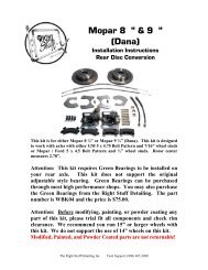 The Right Stuff HKT5701S Stainless Manual Drum Front Brake Line Kit 3 Piece