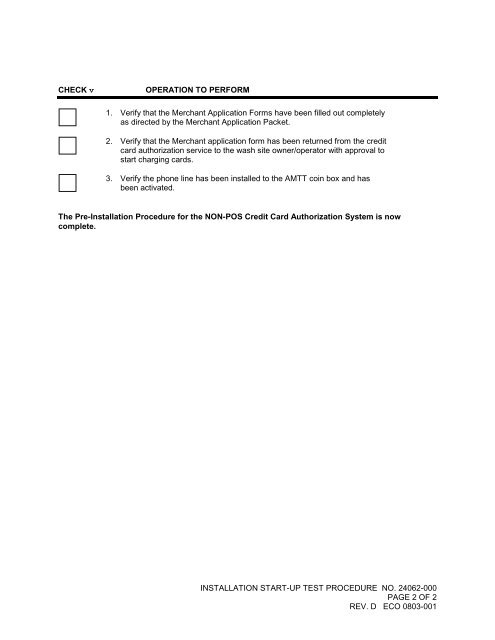 checklist for sending in the comstar merchant application form for ...