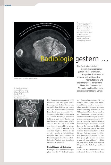 Imagixx Ausgabe Nr. 01-2010 - Röntgen Bender