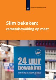 Brochure Slim Bekeken, camerabewaking op maat - Vebon