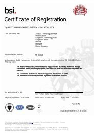 Seremban, Malaysia and Guadalajara, Mexico - ISO 9001 ... - Xyratex