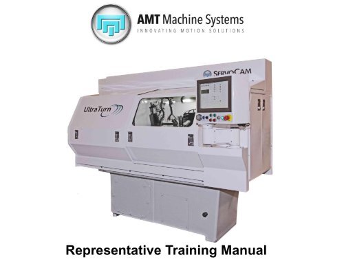 Representative Training Manual - AMT Machine Systems