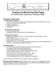 Creating and Maintaining Web Pages for Other than ... - Website