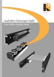 Laufrollen-Führungen Stahl - Romani GmbH
