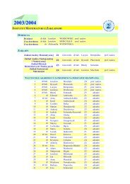 INSTYTUT MATEMATYKI Z ZAKŁADAMI - Instytut Matematyki PP