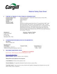 Material Safety Data Sheet-YPS - Cargill