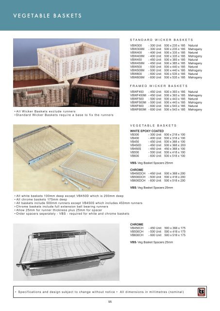 Roco Fittings Catalogue 10 Cupboard Storage Chapter