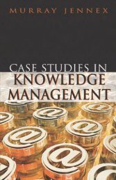 Case Studies in Knowledge Management - Sharif MBA Students ...