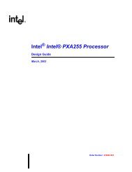 PXA255 Processor Design Guide