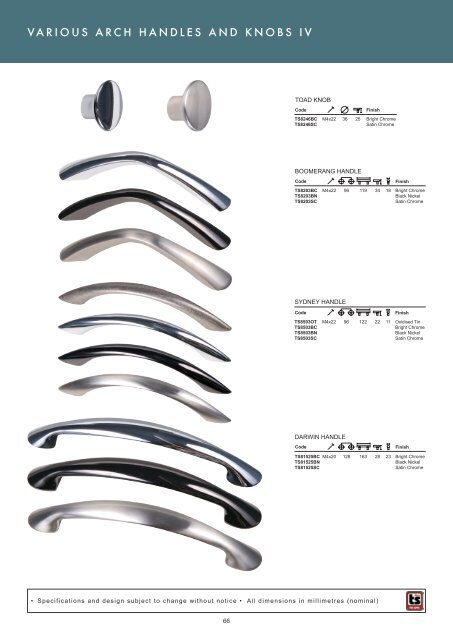 contemporary handles and knobs pg53-77 - Roco