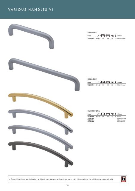 contemporary handles and knobs pg53-77 - Roco