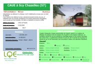 CAUE Ã  Scy Chazelles (57) - LQE