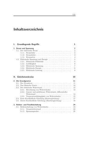 Inhaltsverzeichnis - Springer VS
