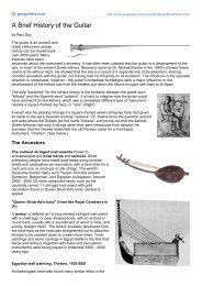 A Brief History of the Guitar - Our Blues