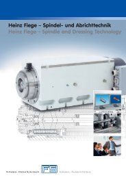 Spindle and Dressing Technology - Fiege KG