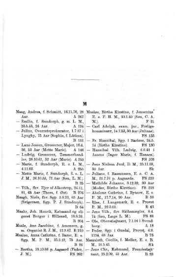 Maag, Andrea, f. Schmidt, 16.11.76, 28 Aar. A 267 â€” Emilie, f ...