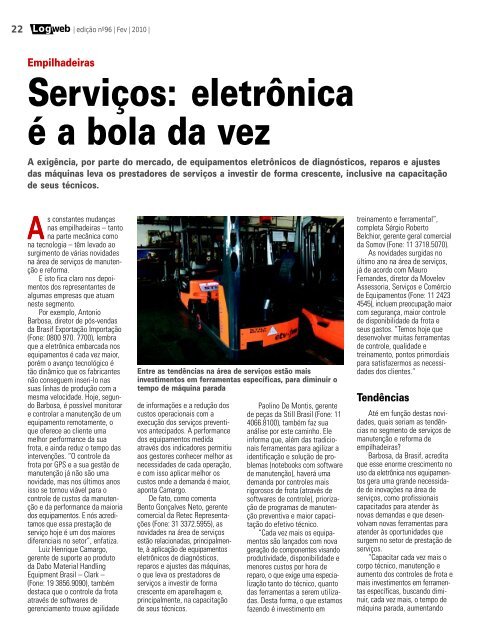 EdiÃ§Ã£o 96 download da revista completa - Logweb