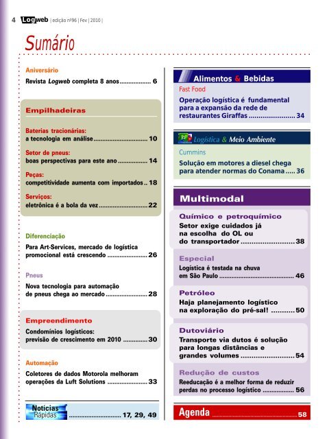 EdiÃ§Ã£o 96 download da revista completa - Logweb