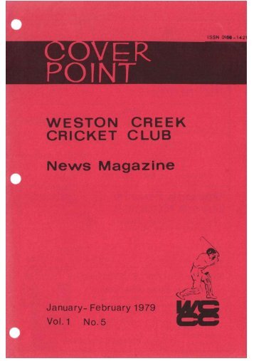 Untitled - Weston Creek Cricket Club